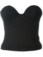 Chalayan - Signature Corset Top - Women - Cotton/polyester/spandex/elastane/viscose - 40, Black, Cotton/polyester/spandex/elastane/viscose
