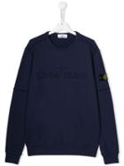 Stone Island Junior Teen Regular-fit Jumper - Blue