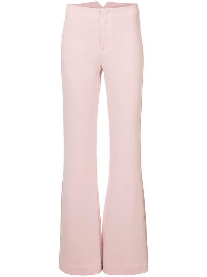 Cinq A Sept Flared Trousers - Pink & Purple
