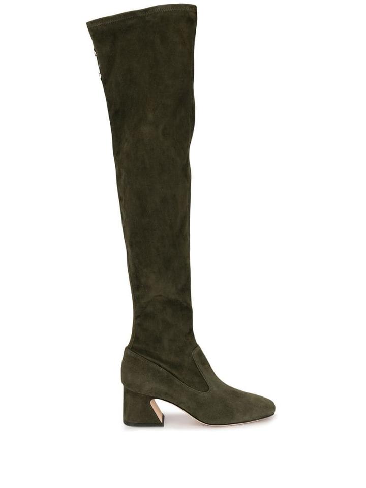 Alberta Ferretti Thigh-high Boots - Green
