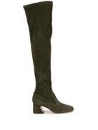 Alberta Ferretti Thigh-high Boots - Green