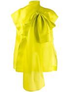 Nina Ricci Oversized Bow-embellished Blouse - Green