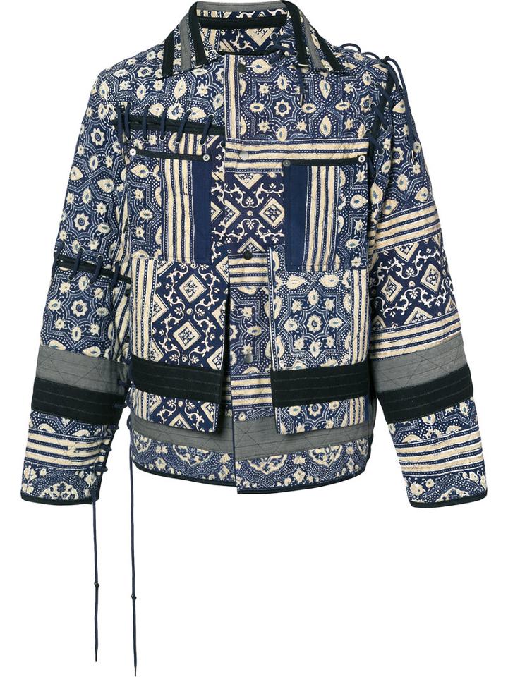 Craig Green - Quilted Patchwork Jacket - Men - Cotton/nylon - Xs, Black, Cotton/nylon