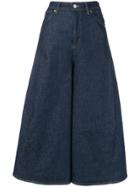 Levi's Cropped Wide-leg Jeans - Blue