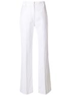 Ann Demeulemeester Flared Trousers - White