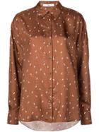 Tibi Ant Polka Dot Blouse - Brown