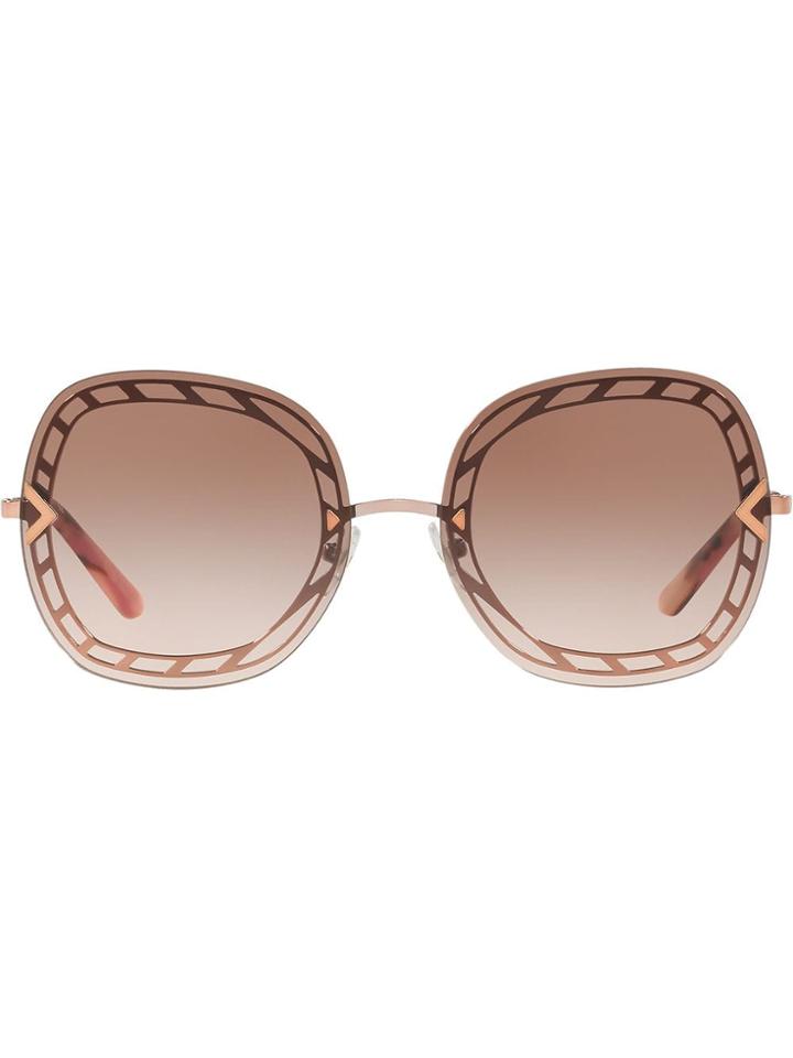 Tory Burch Oversized Frame Sunglasses - Pink
