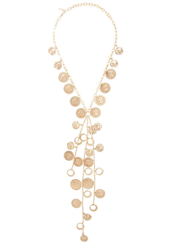 Dannijo Gaia Necklace - Yellow & Orange