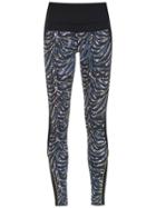 Track & Field Printed Escape Leggings - Black