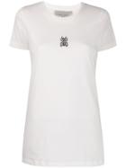 Frankie Morello Embroidered Scarab T-shirt - White