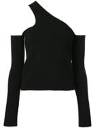 Andrea Ya'aqov Open Shoulder Top - Black