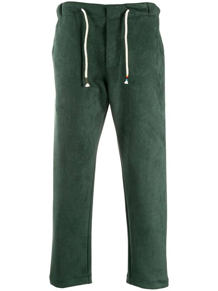 The Silted Company Drawstring Waist Trousers - Green