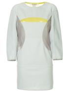 Junya Watanabe Comme Des Garçons Vintage Mesh Panel Mini Dress - Grey
