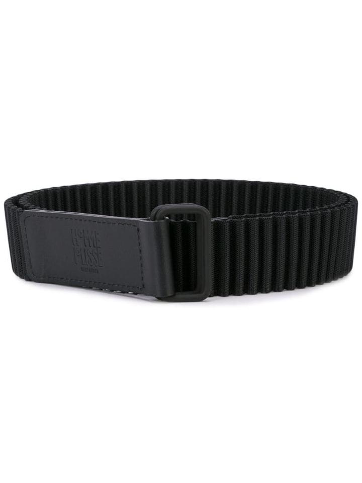 Homme Plissé Issey Miyake Ribbed Belt - Black