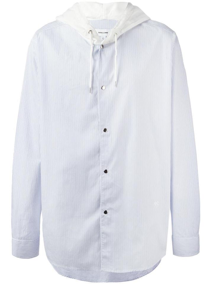 Soulland 'kvitrafn' Shirt, Men's, Size: Large, Blue, Cotton