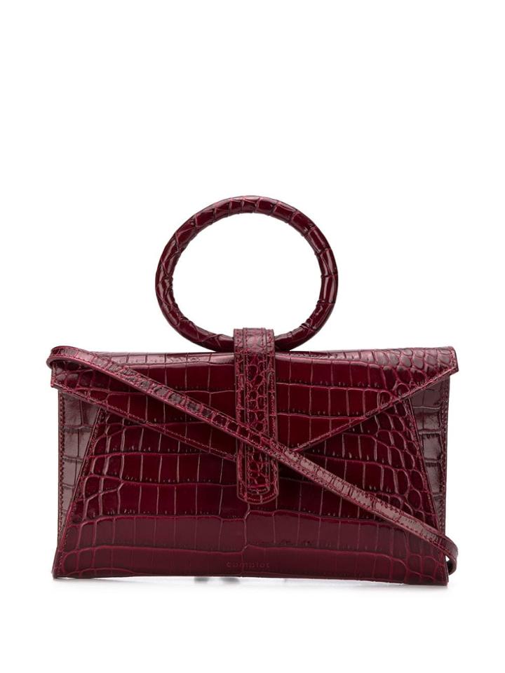 Complét Valery Embossed Crossbody Bag - Red