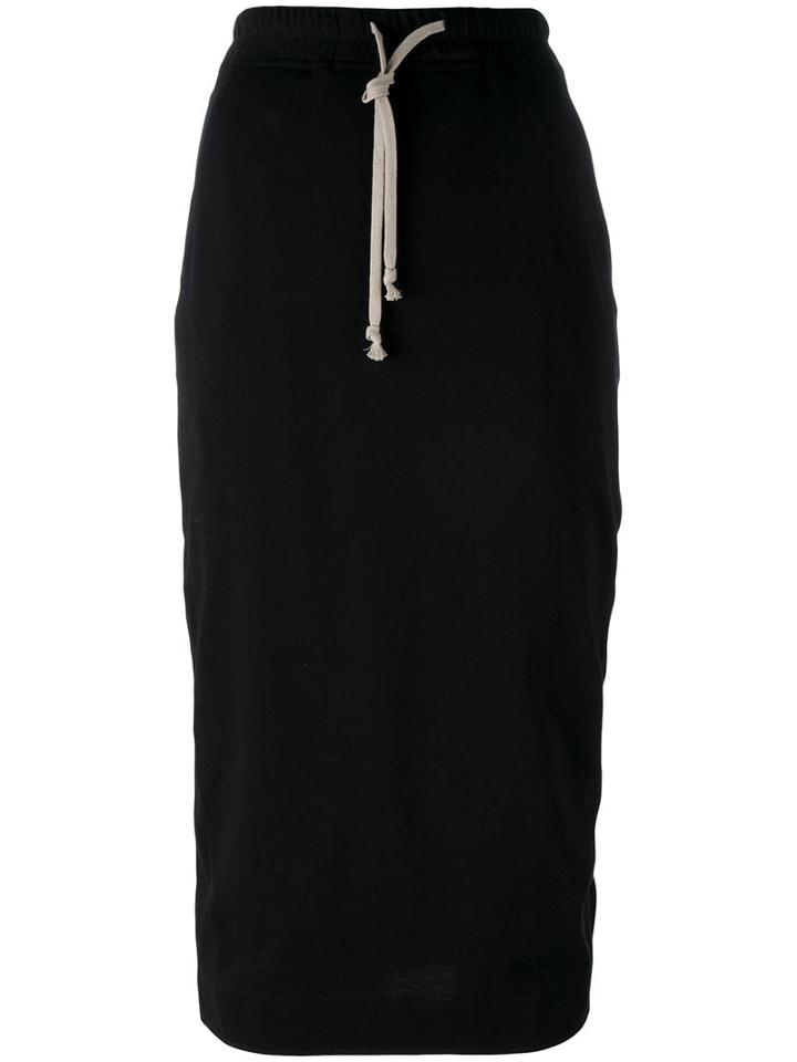 Rick Owens Drkshdw Pillar Skirt, Women's, Size: Small, Black, Cotton