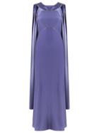 Reinaldo Lourenço Silk Gown, Women's, Size: 38, Pink/purple, Silk