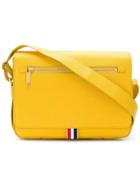 Thom Browne Pebbled Leather Reporter Bag - Yellow