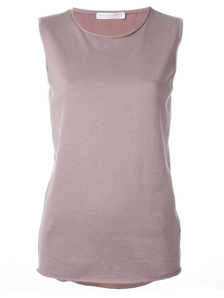 Fabiana Filippi Satin Tank Top
