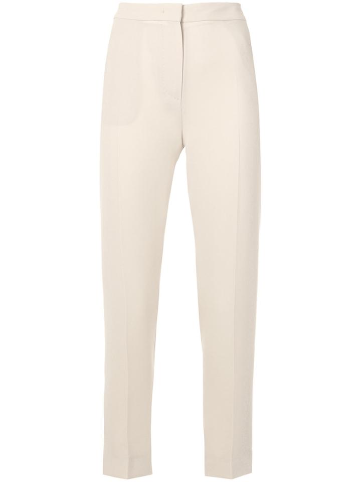 Max Mara Tailored Slim Fit Trousers - Nude & Neutrals