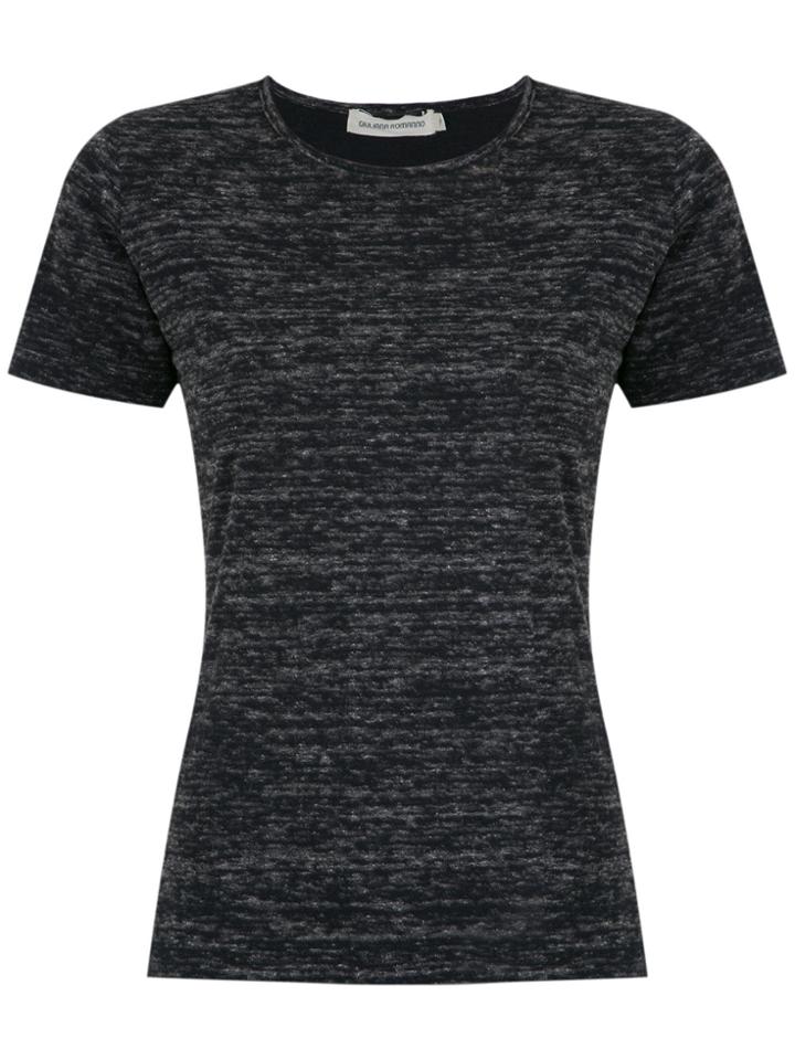 Giuliana Romanno Cut Out Detail Top - Black