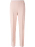 Ermanno Scervino Straight Leg Trousers, Women's, Size: 44, Pink/purple, Polyester/acetate