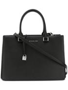Michael Michael Kors - Rectangular Tote - Women - Leather - One Size, Black, Leather