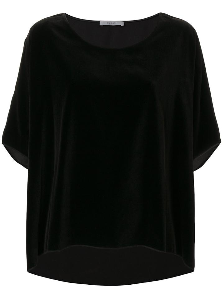 Dusan Round Neck Top - Black