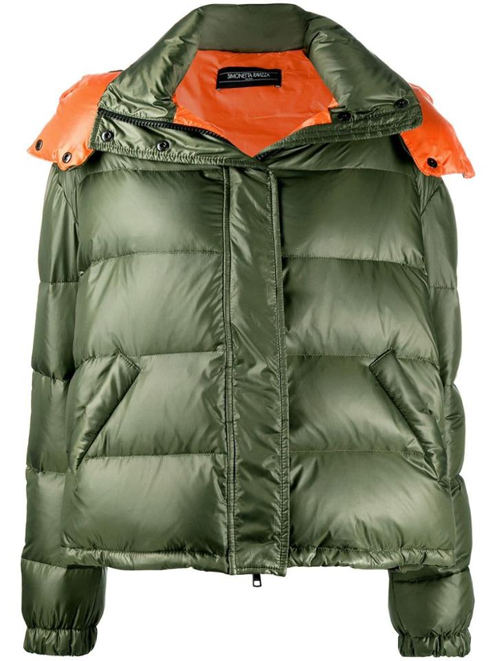 Simonetta Ravizza Hooded Puffer Jacket - Green