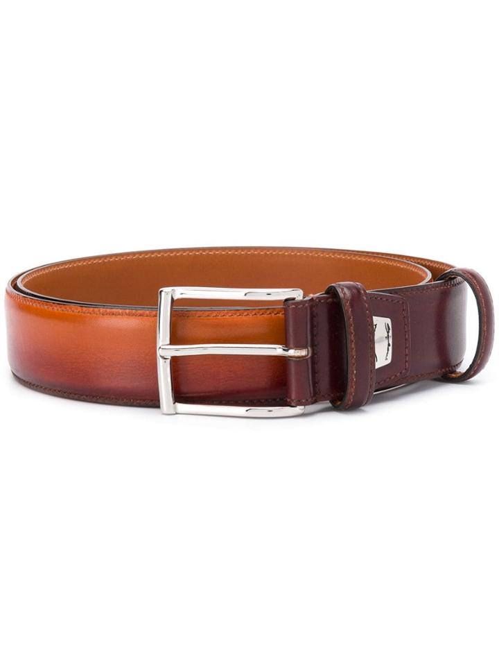 Santoni Two-tone Belt - Brown