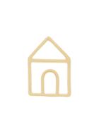 Aliita 9kt Gold House Stud Earring