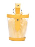 Sara Battaglia Clear Bucket Bag - Yellow