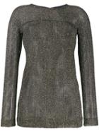 Missoni Mesh Style Knitted Top - Black