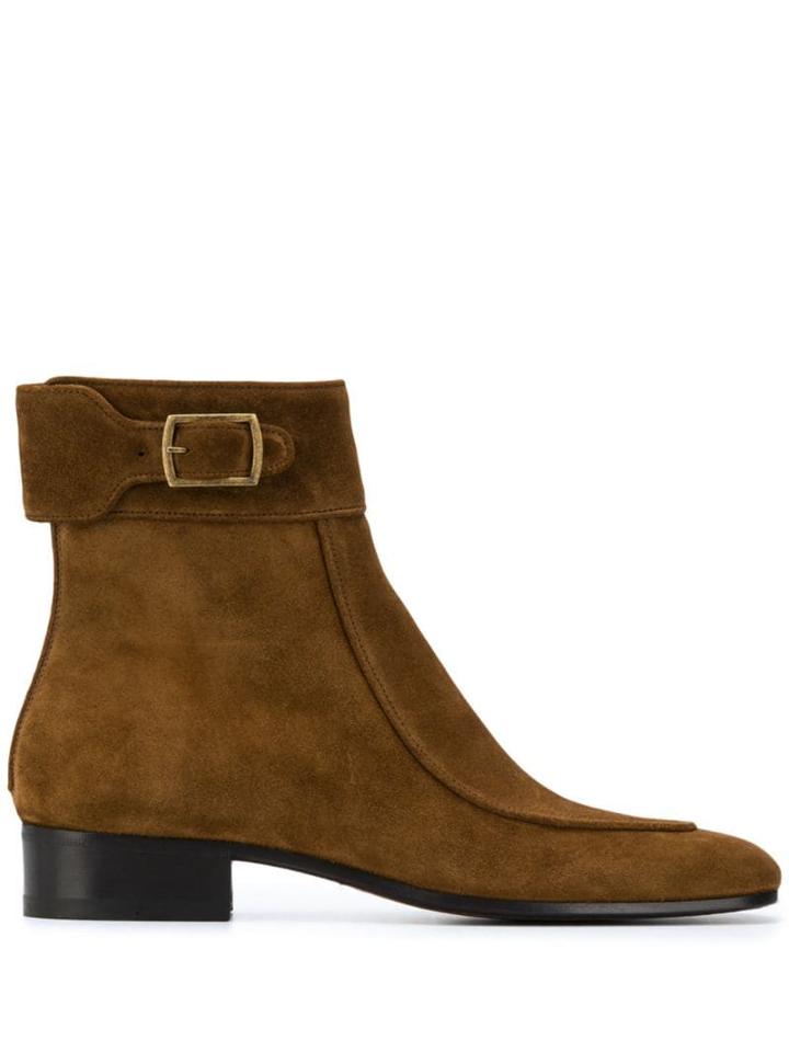 Saint Laurent Miles Boots - Brown