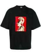 Fausto Puglisi Statue Print T-shirt, Men's, Size: 46, Black, Cotton