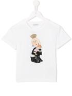 Dolce & Gabbana Kids Family Patch T-shirt, Girl's, Size: 8 Yrs, White