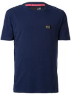 Love Moschino Metallic Logo Plate T-shirt - Blue