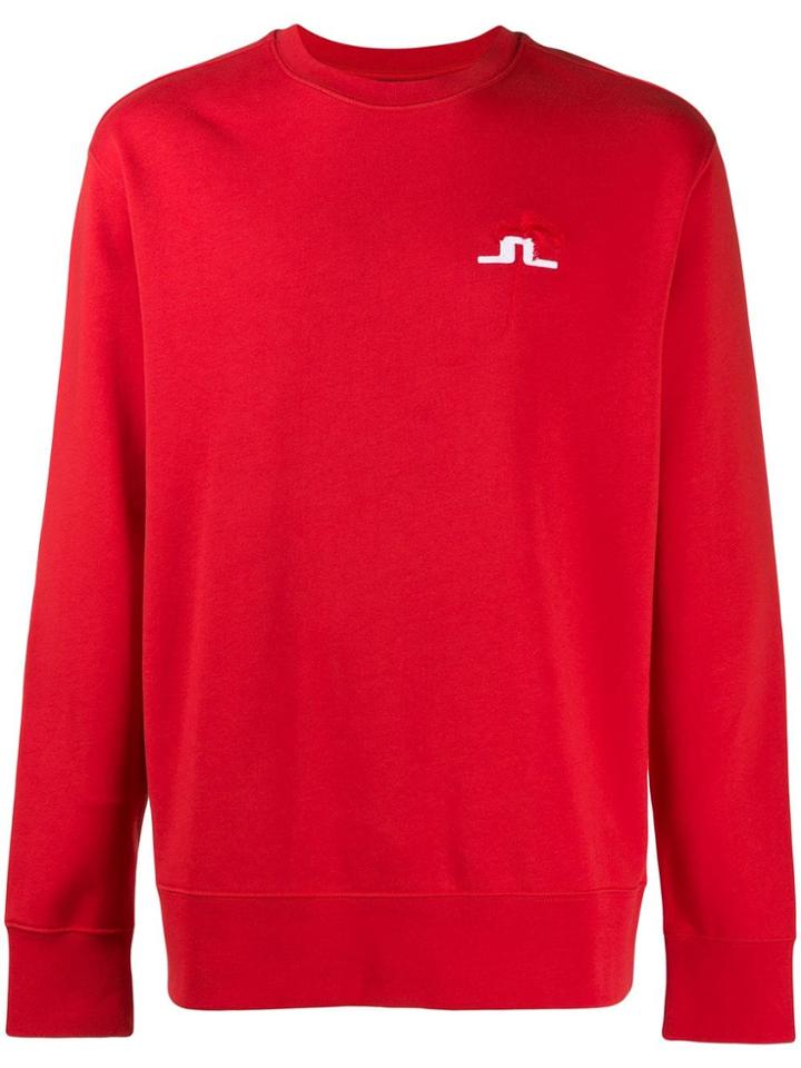 J.lindeberg Hurl Logo Sweatshirt - Red
