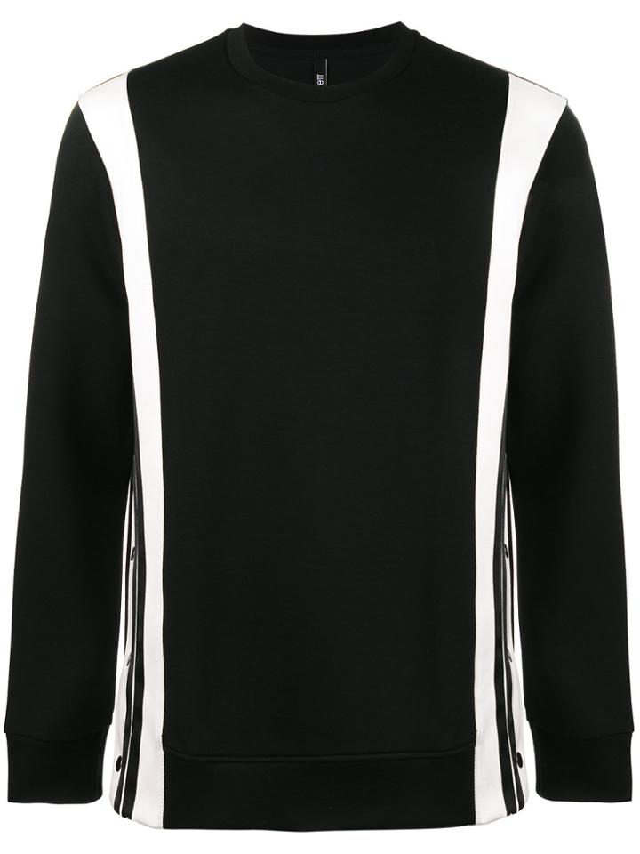 Neil Barrett Side Popper Sweatshirt - Black
