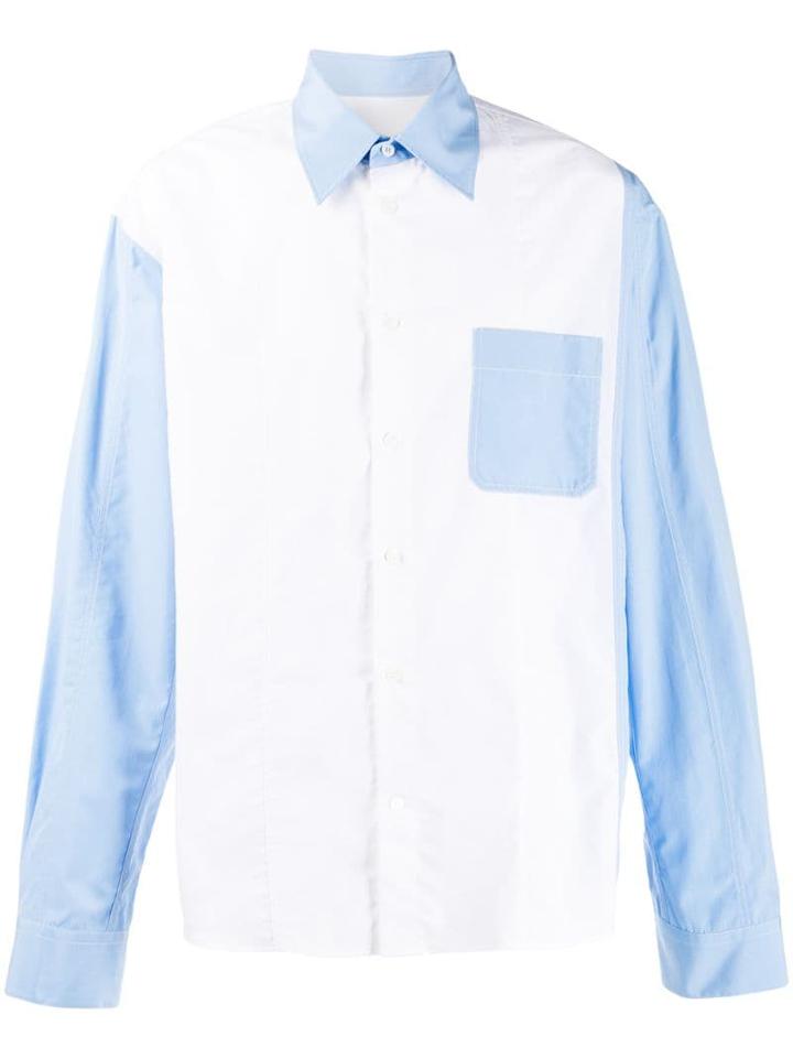 Marni Contrast Panel Shirt - White