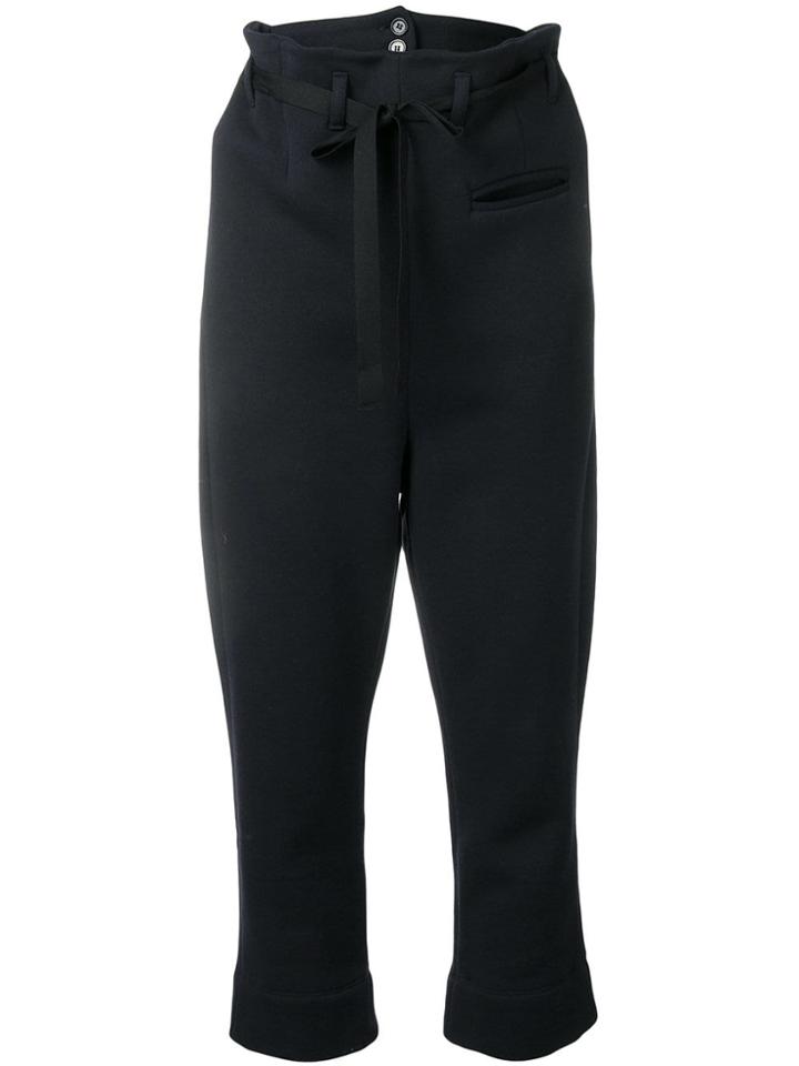 Marni Paper Bag Waist Trousers - Blue