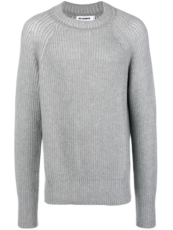 Jil Sander Knitted Jumper - Grey