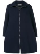 Gianluca Capannolo Zip-up Flared Jacket - Blue
