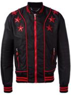 Philipp Plein - My Last Bomber Jacket - Men - Cotton/polyamide/spandex/elastane - L, Black, Cotton/polyamide/spandex/elastane