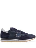 Philippe Model Blue Suede Sneakers