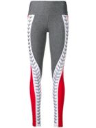 Plein Sport Colour Block Sports Leggings - Grey