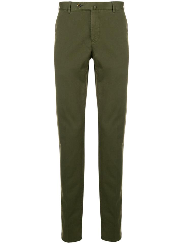 Pt01 Classic Plain Chinos - Green