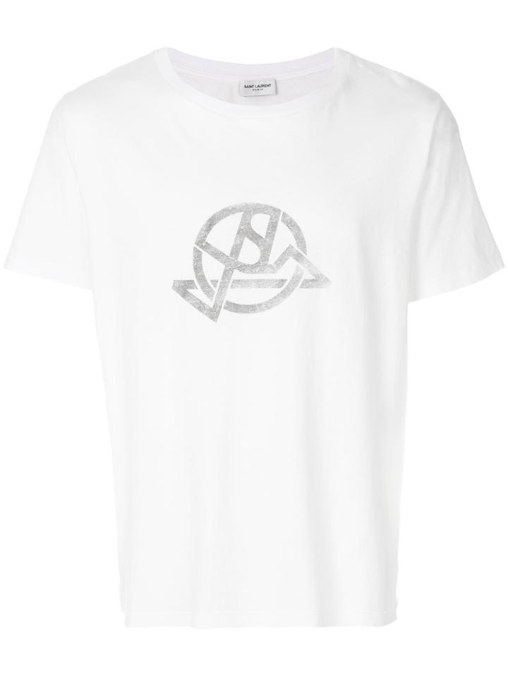 Saint Laurent Graphic T-shirt - White