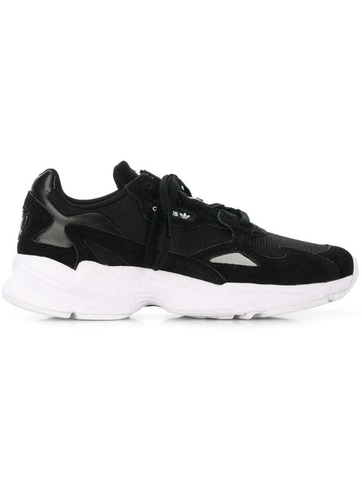 Adidas Ridged Sole Sneakers - Black